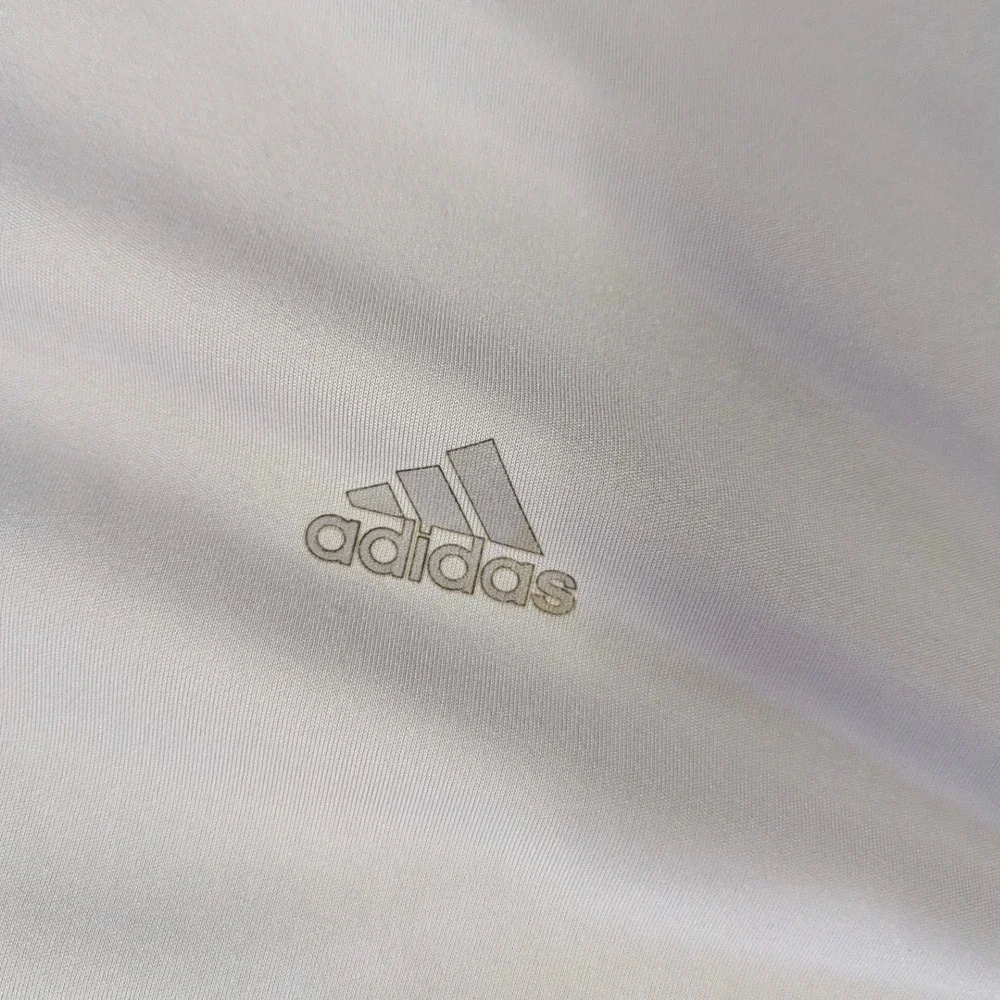 Adidas Polo‎ Shirt Mens 2XL Gray Performance Golf Short Sleeve Preppy